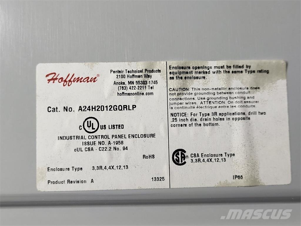 Hoffman A24H2012GQRLP Statyba - Kita