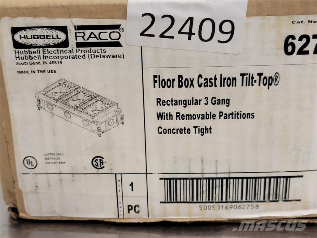  HUBBELL 6275 Statyba - Kita