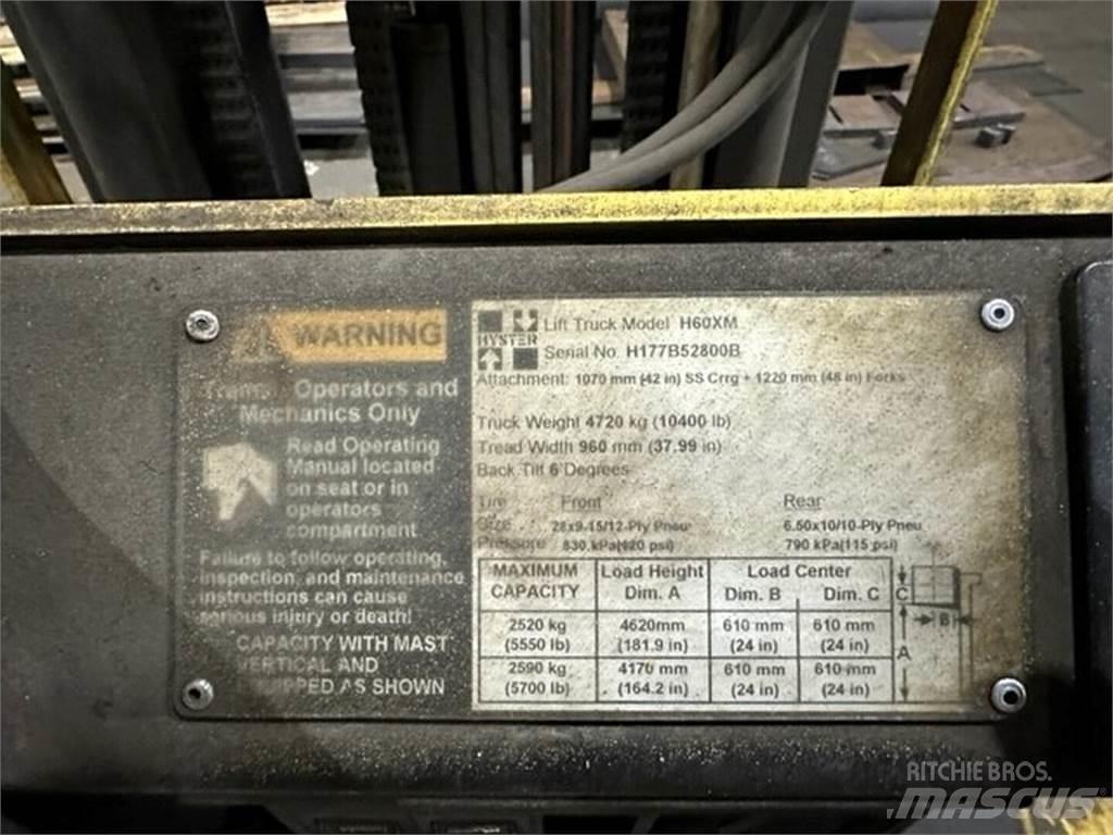 Hyster H60XM Statyba - Kita