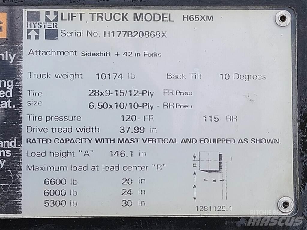 Hyster H65XM Statyba - Kita