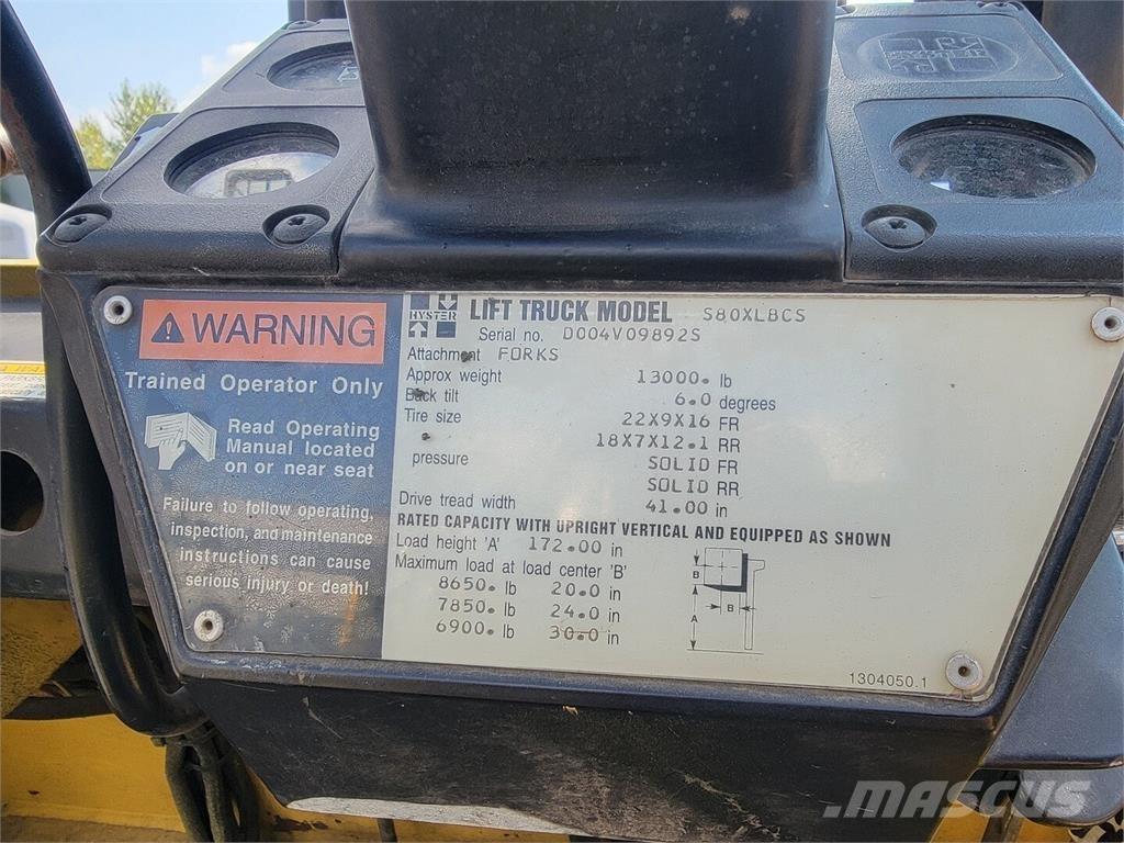 Hyster S80XLBCS Statyba - Kita
