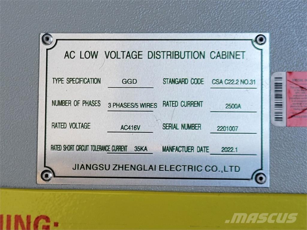  JIANGSU ZHENGLAI GGD Statyba - Kita