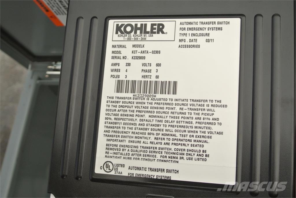Kohler KCT-ANTA-2030S Statyba - Kita