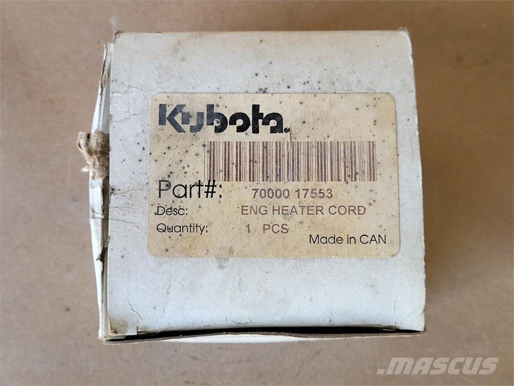 Kubota 70000-17553 Statyba - Kita