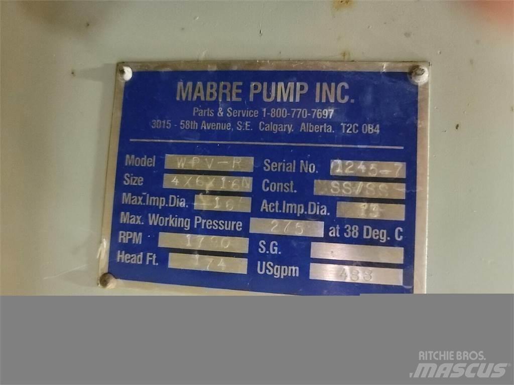  MABRE PUMP WPV-R Vandens siurbliai