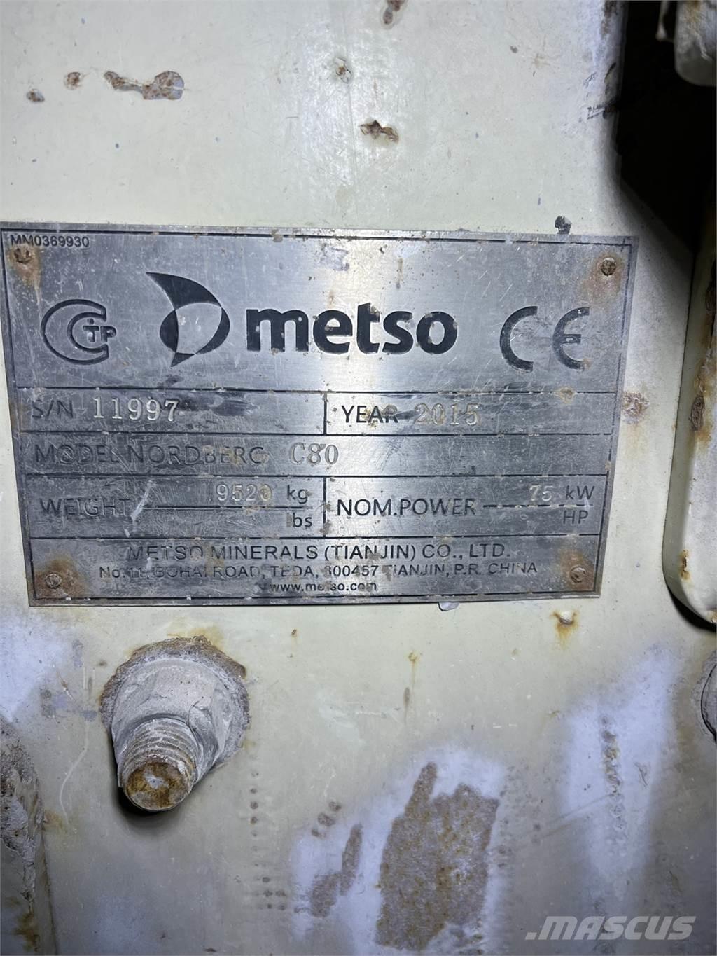 Metso C80 Trupintuvai