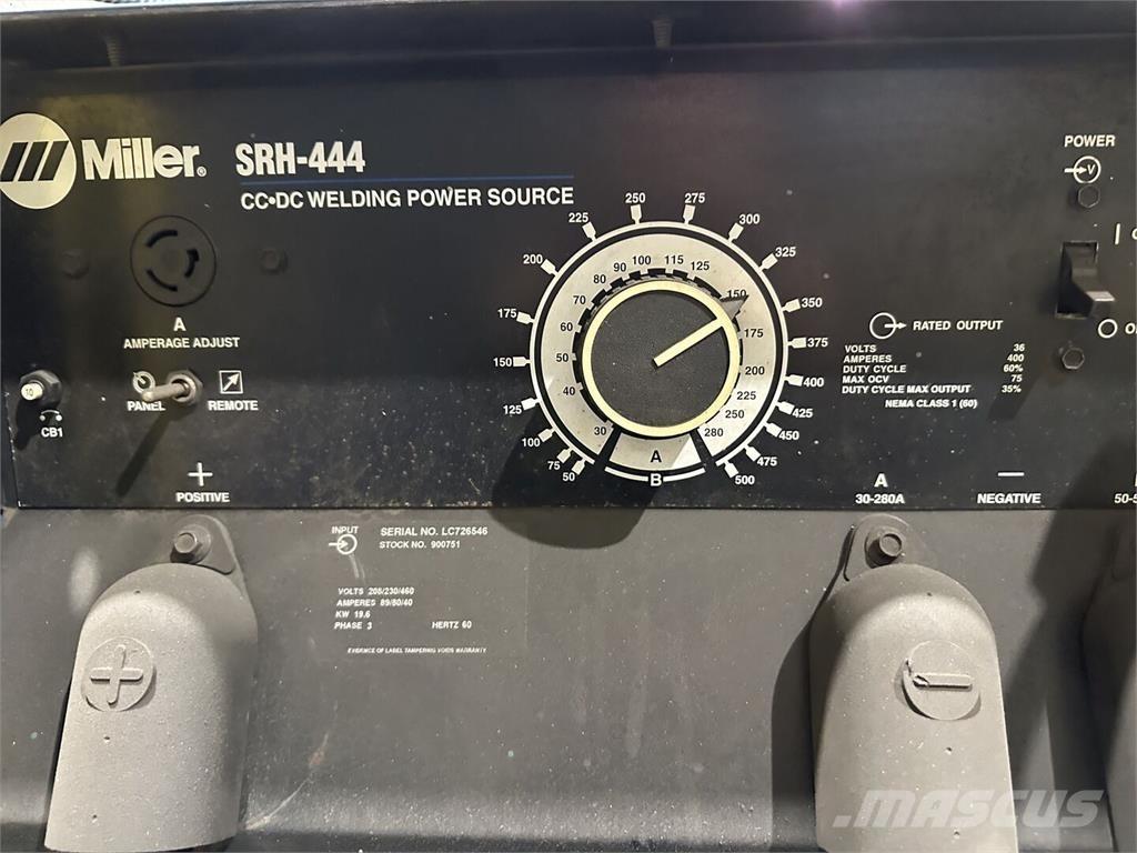 Miller SRH-444 Suvirinimo technika