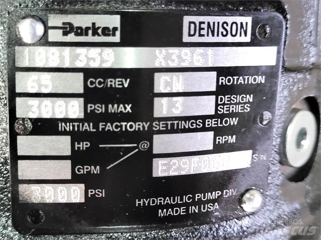 Parker 10B1359 X3961 Vandens siurbliai