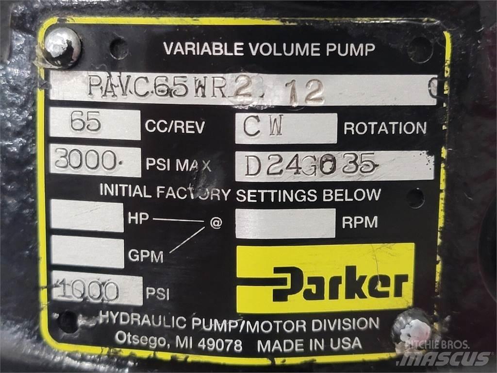 Parker PAVC65WR2 Vandens siurbliai