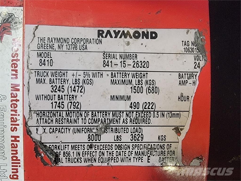 Raymond 8410 Statyba - Kita