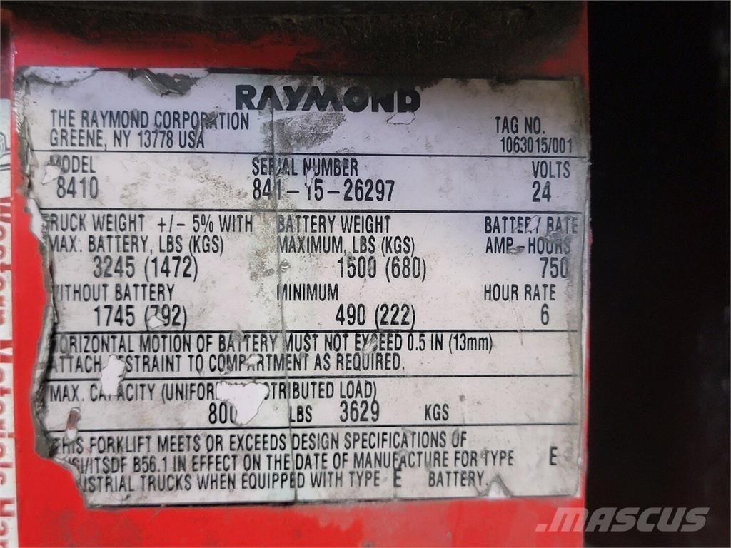 Raymond 8410 Statyba - Kita