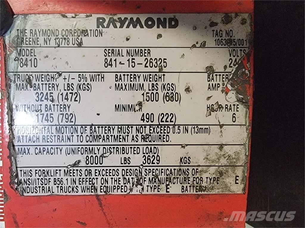 Raymond 8410 Statyba - Kita