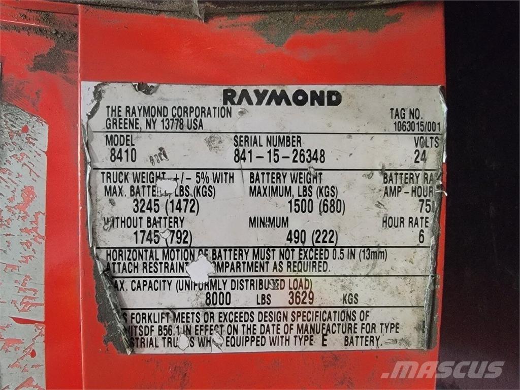 Raymond 8410 Statyba - Kita