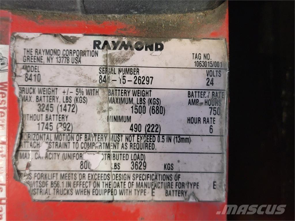 Raymond 8410 Statyba - Kita
