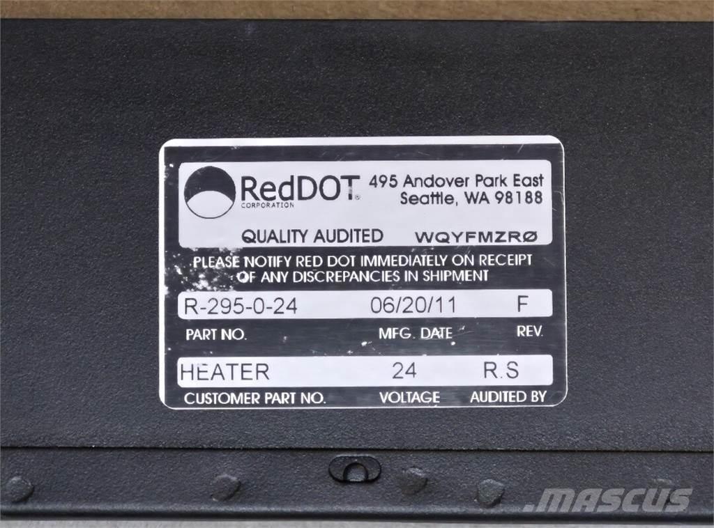  RED DOT R-295-0-24 Šildymo ir šaldymo įranga