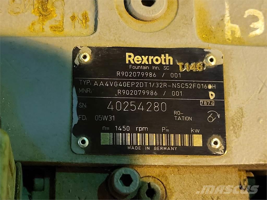 Rexroth R902079986 Vandens siurbliai
