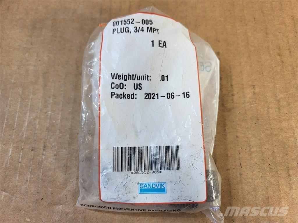 Sandvik 001552-005 Kiti naudoti statybos komponentai
