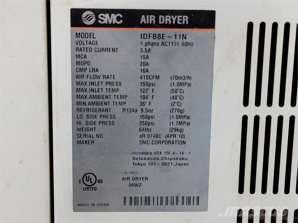  SCM IDFB8E-11N Kompresuoto oro džiovintuvai