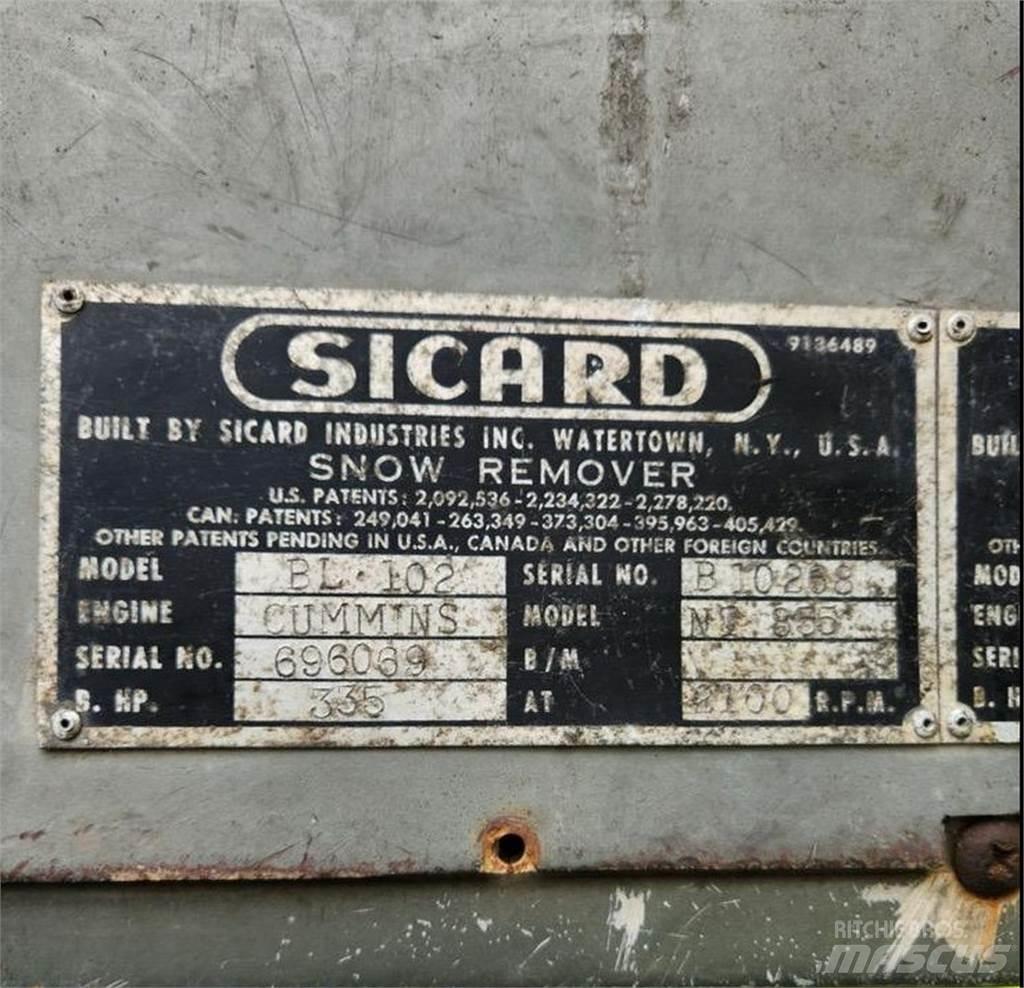 Sicard BL102 Kiti naudoti statybos komponentai