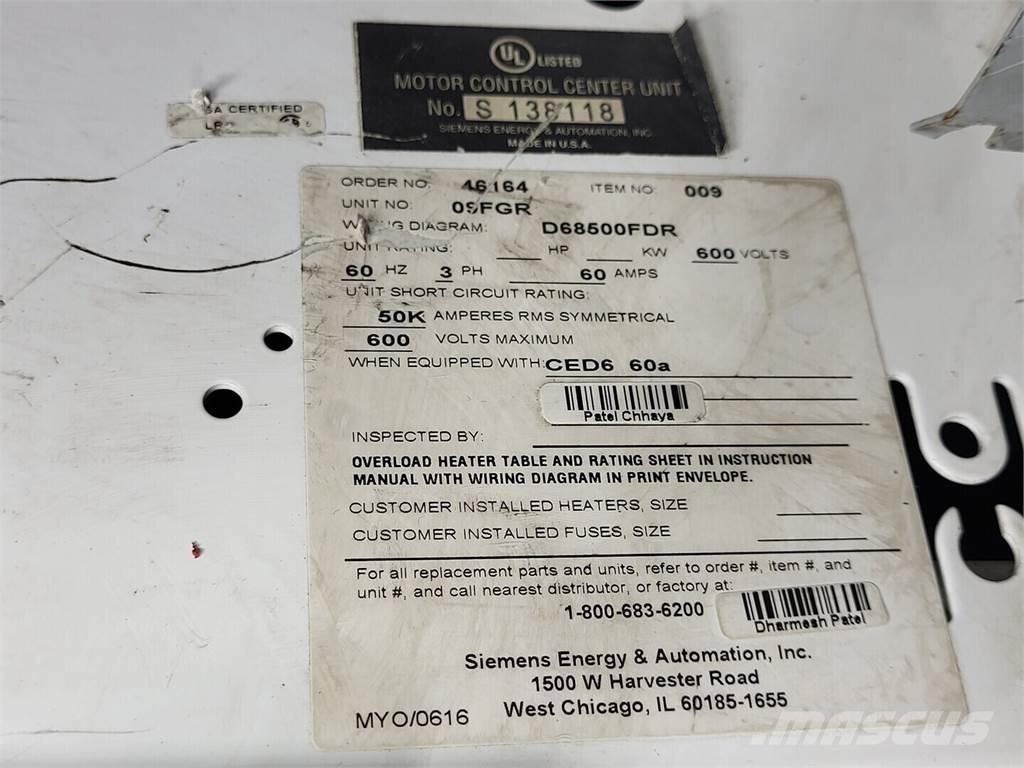 Siemens CED63B060 Statyba - Kita