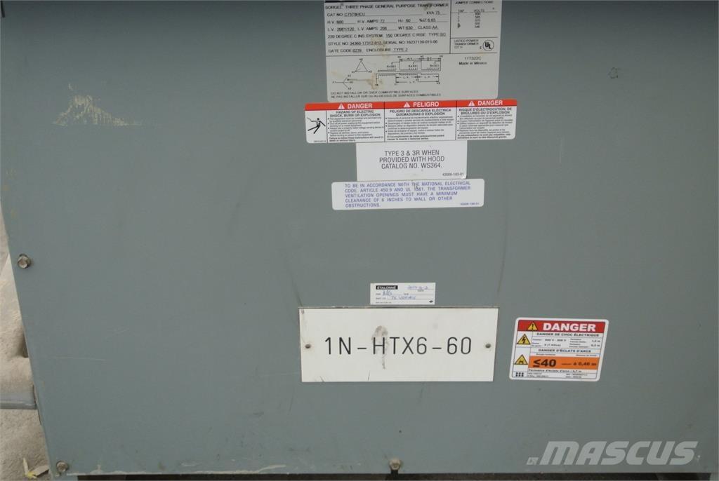  SQUARE D C75T8HCU Statyba - Kita