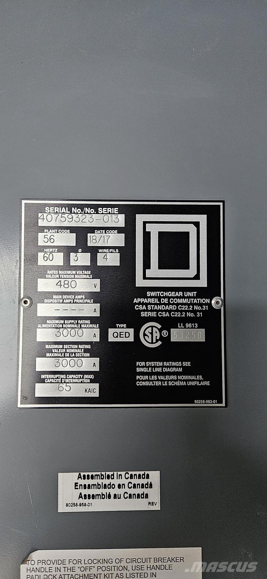  SQUARE D QED Statyba - Kita