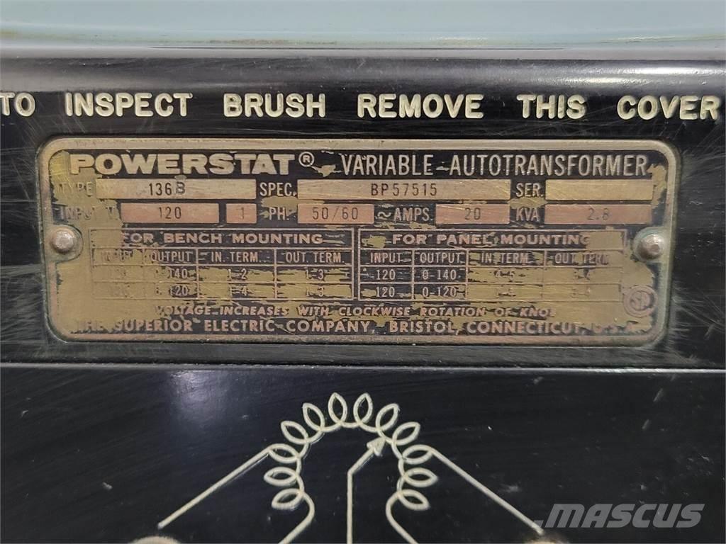 Superior ELECTRIC 136B Statyba - Kita