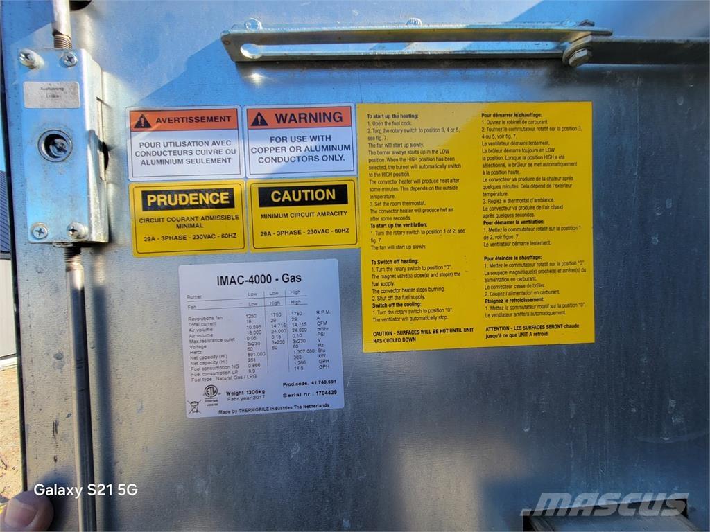 Thermobile IMAC-4000 Šildymo ir šaldymo įranga