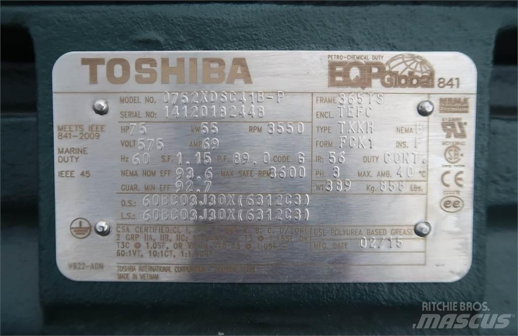  TOSHIBA 0752XDSC41B-P Pramoniniai varikliai