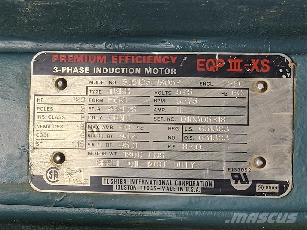  TOSHIBA 3J5125L1S058 Pramoniniai varikliai