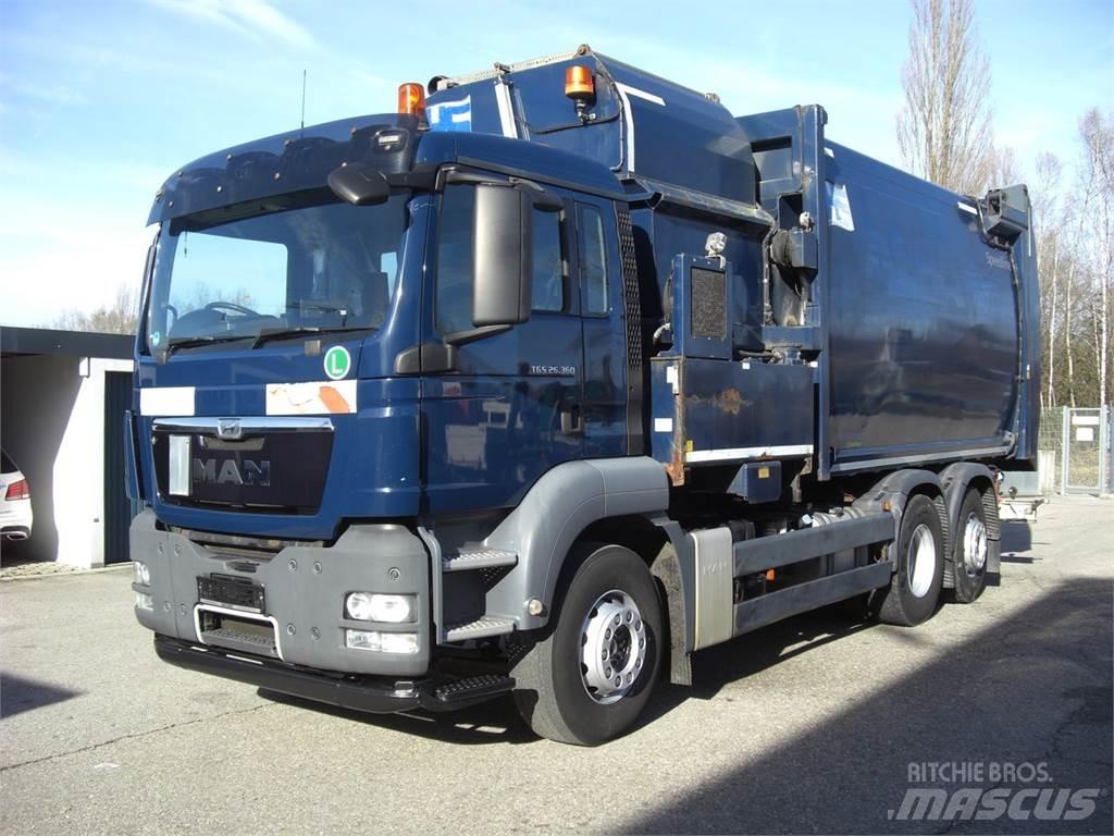 MAN 26360FNLL / RECHTSGEST. Šiukšliavežės