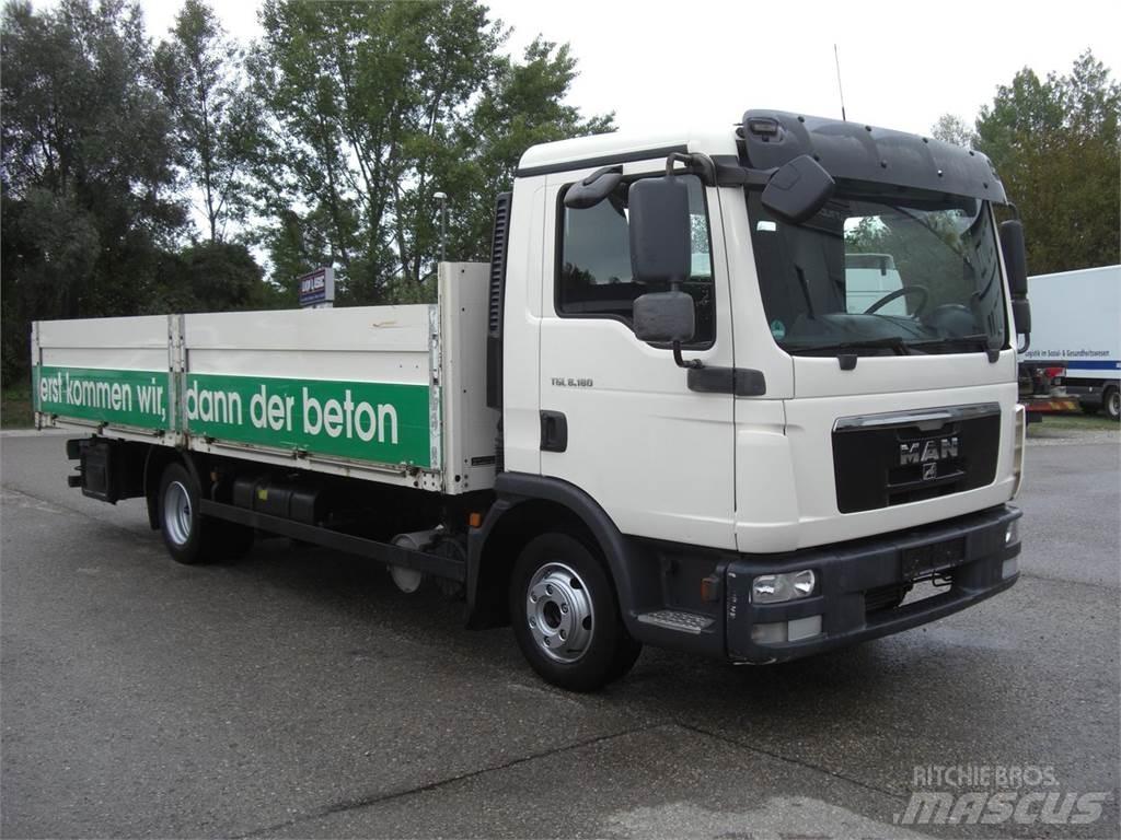 MAN 8180L Priekabos su tentu