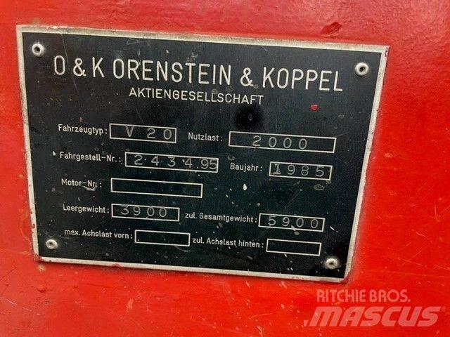 O&K V 20 Dyzeliniai krautuvai