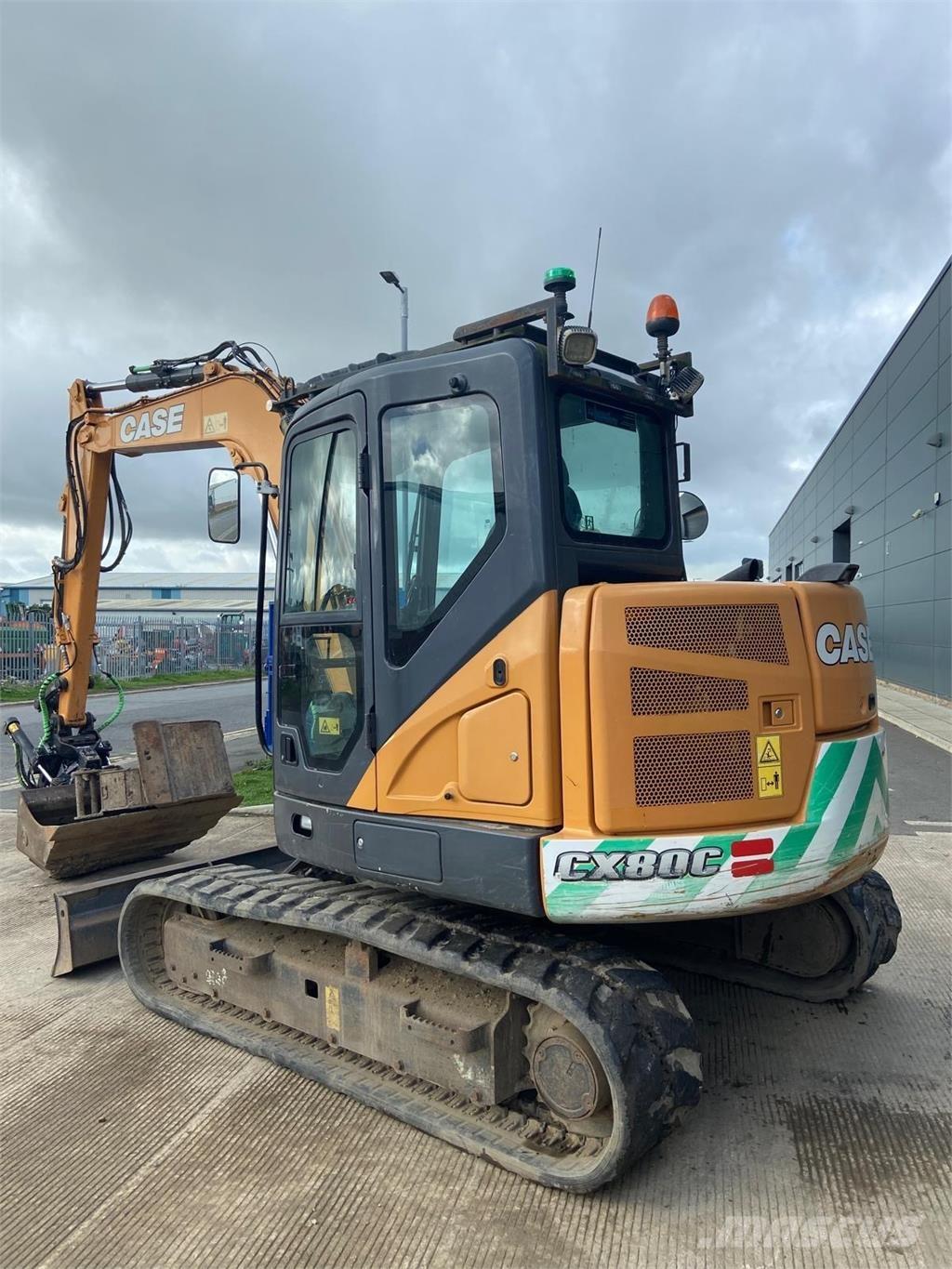 CASE Cx80c Vikšriniai ekskavatoriai