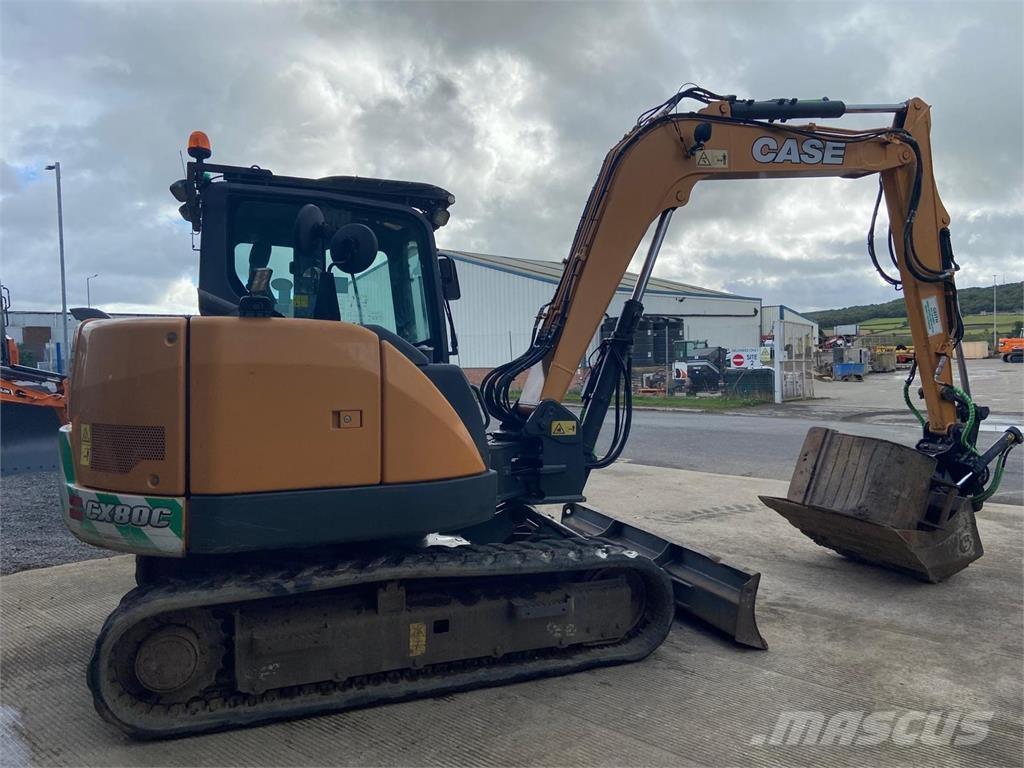 CASE Cx80c Vikšriniai ekskavatoriai