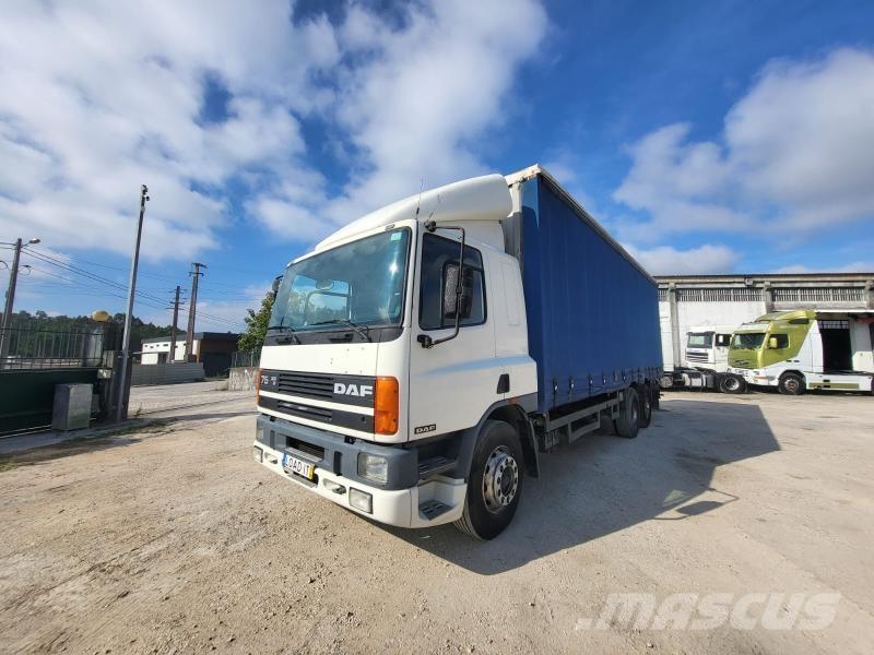 DAF 75 ATI 300 Priekabos su tentu