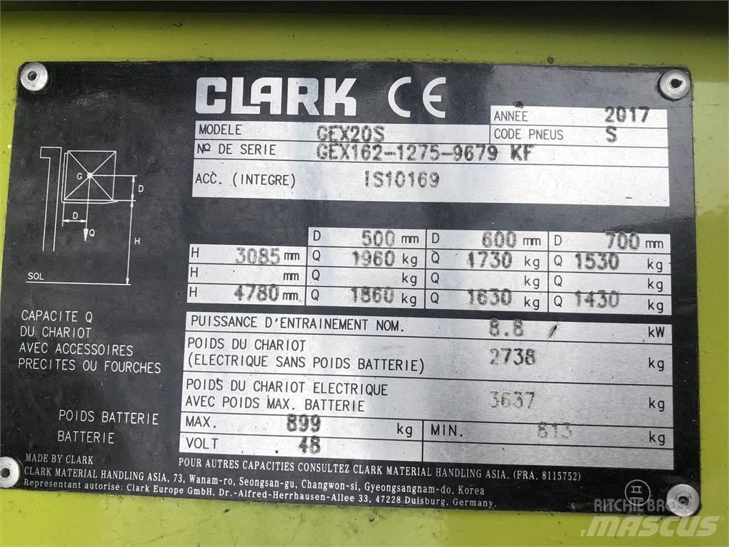 Clark GEX20S Šakiniai krautuvai - Kita