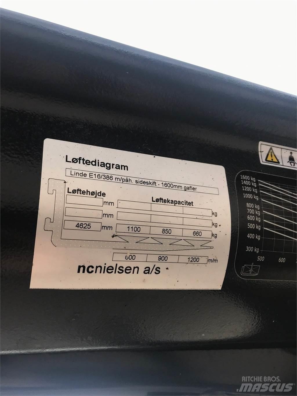 Linde E16-01 Šakiniai krautuvai - Kita