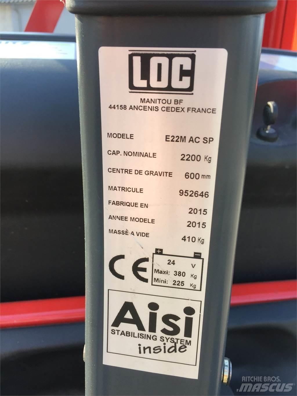 LOC E22 MAC Rankiniai vėžimėliai