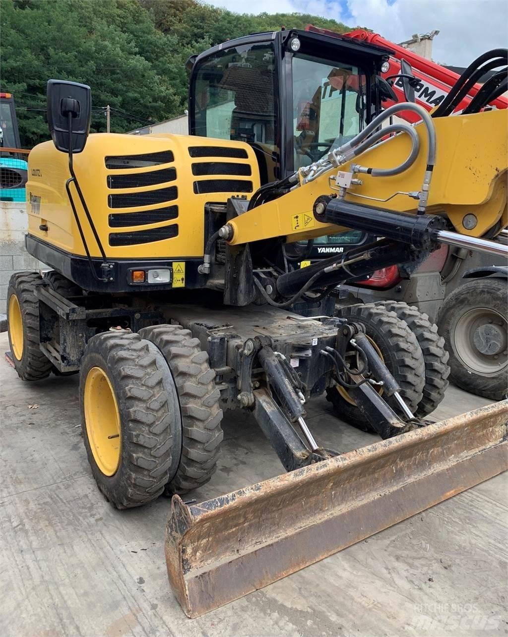 Yanmar B95W Ratiniai ekskavatoriai