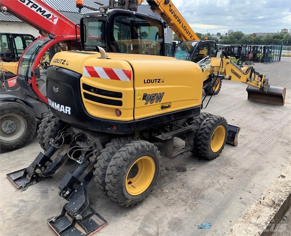 Yanmar B95W Ratiniai ekskavatoriai