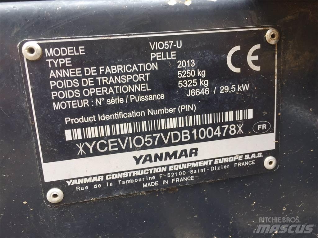 Yanmar VIO57 Mini ekskavatoriai < 7 t