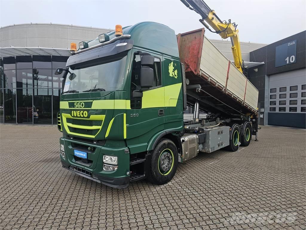 Iveco Stralis 560 6x4 Savivarčiai su kabeliniu keltuvu