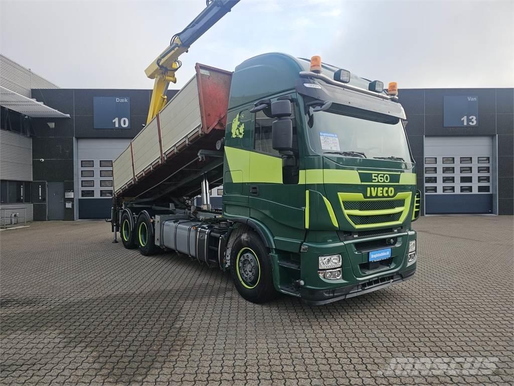 Iveco Stralis 560 6x4 Savivarčiai su kabeliniu keltuvu