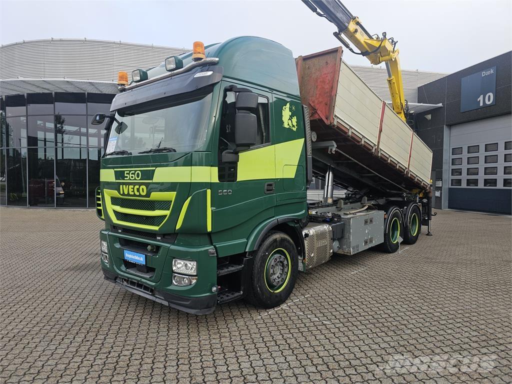 Iveco Stralis 560 6x4 Savivarčiai su kabeliniu keltuvu