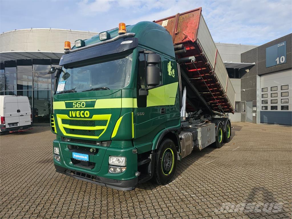 Iveco Stralis 560 6x4 Savivarčiai su kabeliniu keltuvu