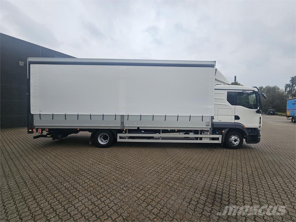 MAN TGL 12.250 Priekabos su tentu