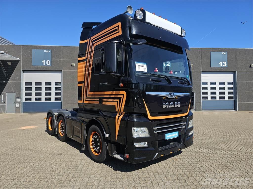 MAN TGX 26.510 Naudoti vilkikai