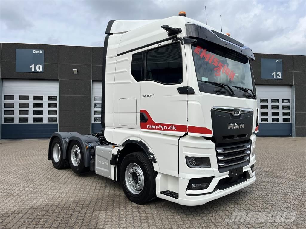 MAN TGX 26.520 Naudoti vilkikai