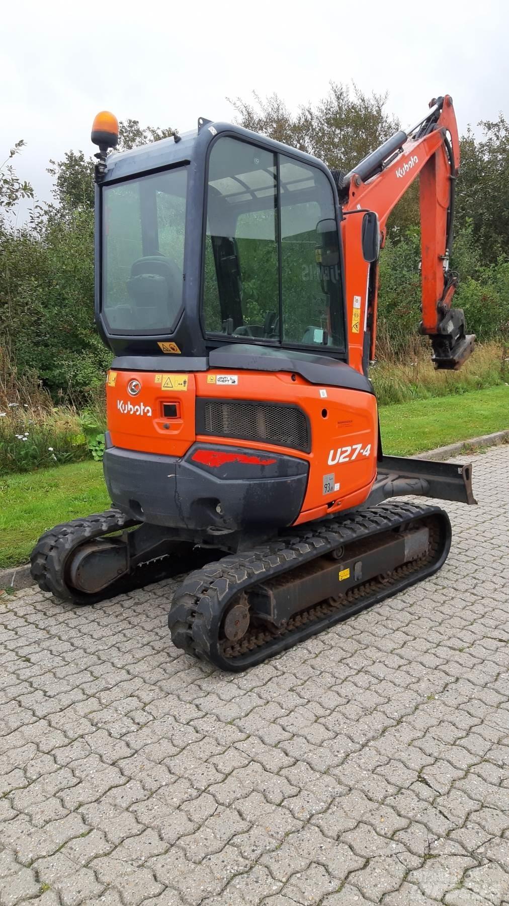 Kubota U27-3 Mini ekskavatoriai < 7 t